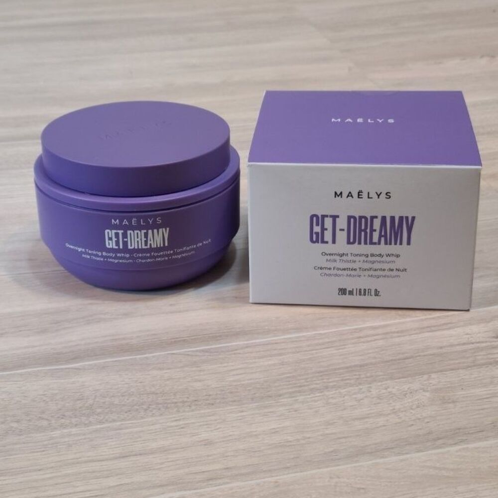 MAELYS GET DREAMY Overnight Toning Body Whip Lotion Cream Lavender 6.8oz/200ml